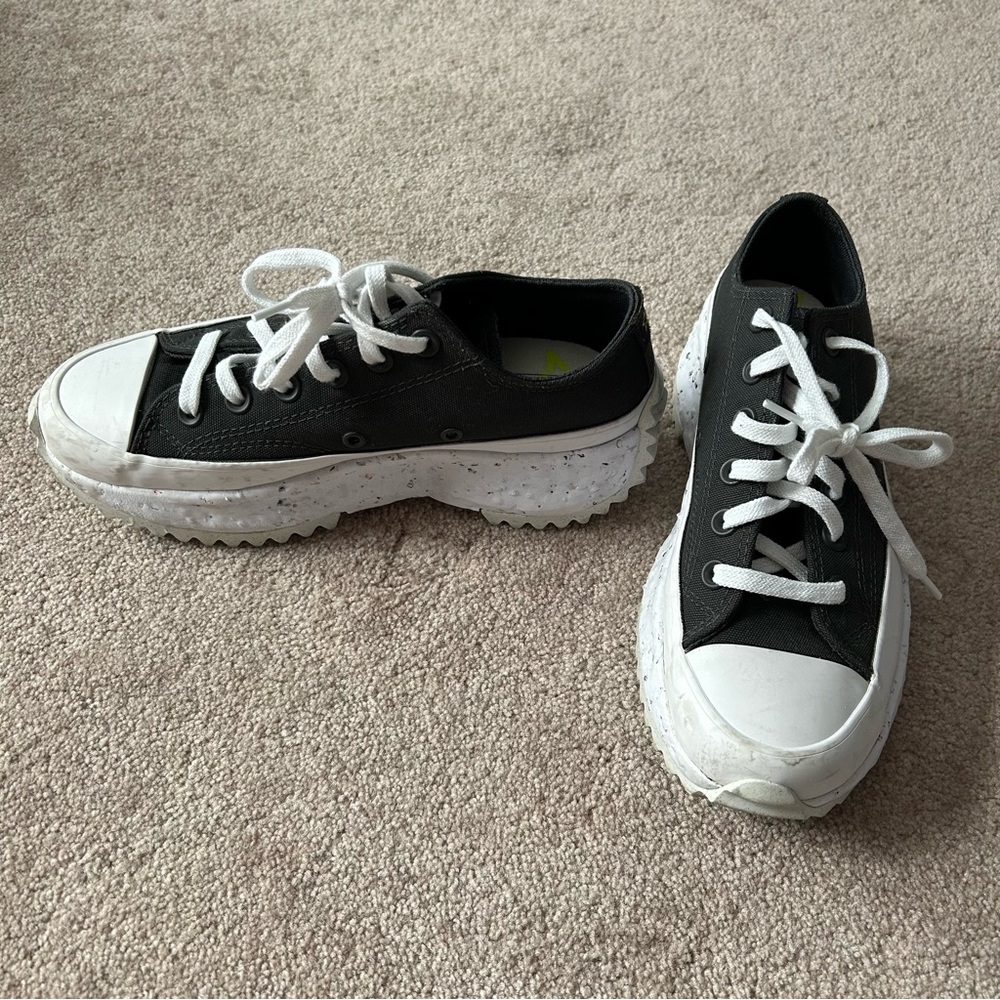 Converse Women's Low Top Platform Run Star Hike Crater Ox Sneaker